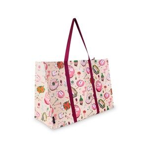 NWT Kate Spade Large Grocery Tote, Festive Party
